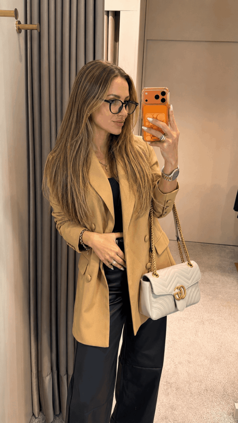 Conjunto Blazer Camel